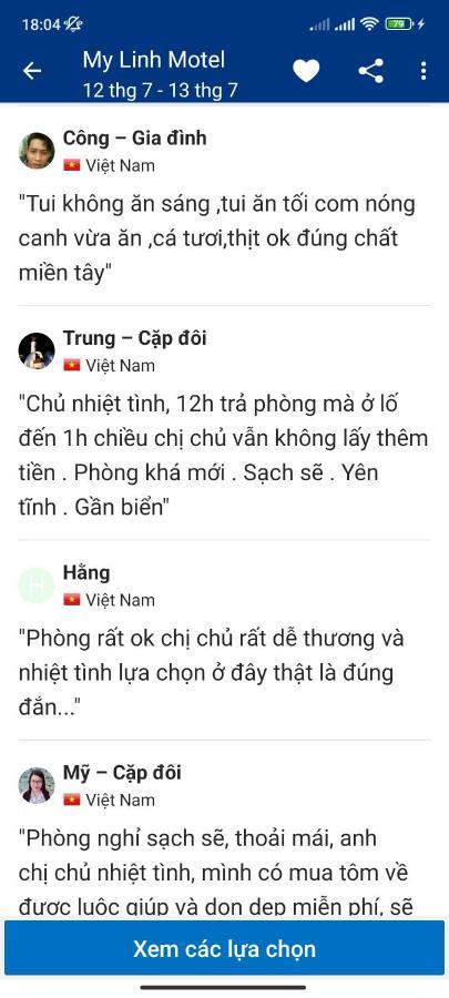 My Linh Motel 976 Duong Vo Thi Sau Лонгхай Екстер'єр фото